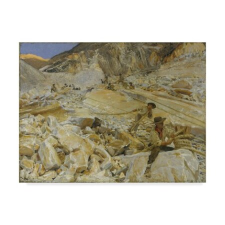 Trademark Fine Art John Singer Sargent 'The Quarries To Carrara' Canvas Art, 35x47 BL02076-C3547GG